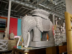Wicker Elephant S109