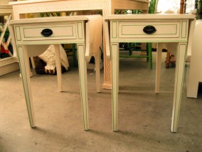 Pair Drop Leaf End Tables