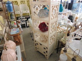 Fretwork Etagere