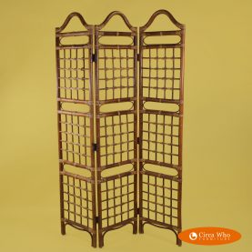 3 Panel Chippendale Screen
