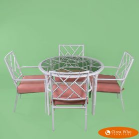 5-Piece Faux Bamboo Dining Set