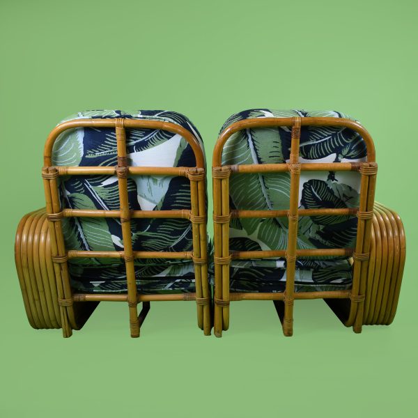 6 Strand Paul Frankl Style Love Seat