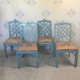 Fretwork Pagoda Chairs