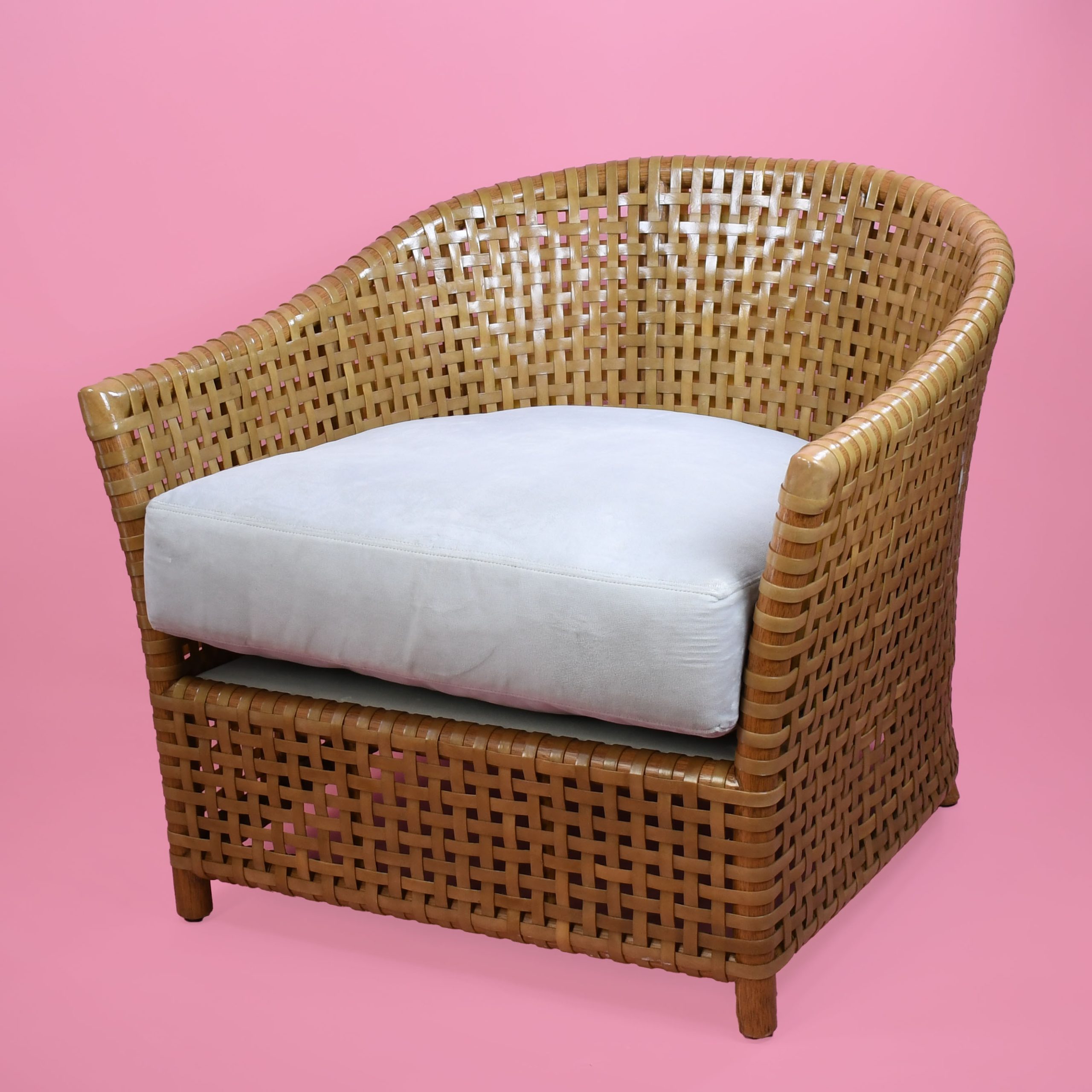 Antalya Lounge Chair and Ottoman by McGuire