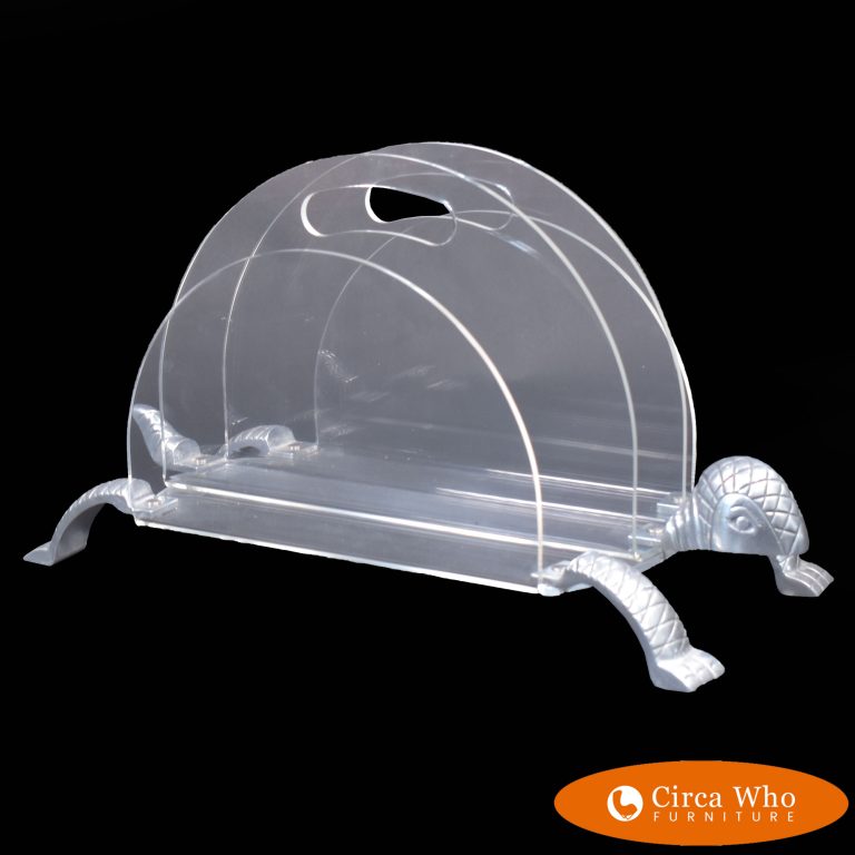 Arthur Court Turtle Magazine Rack