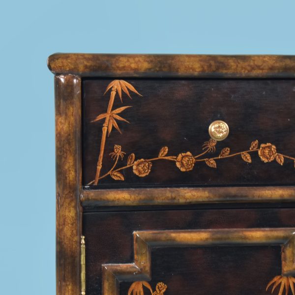 Bamboo Hand-painted Cabinet