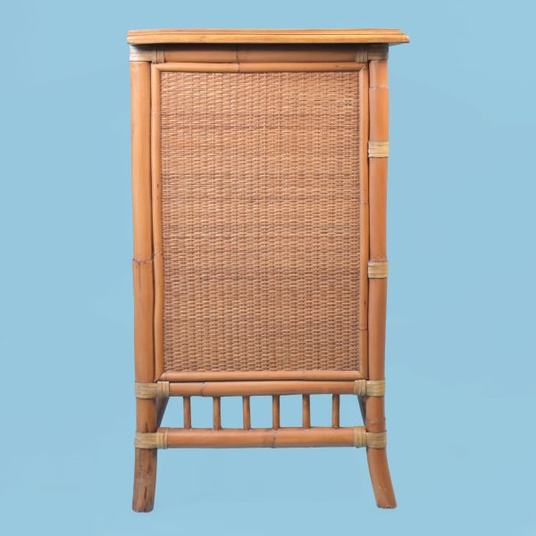 Bamboo and Woven Rattan Dresser