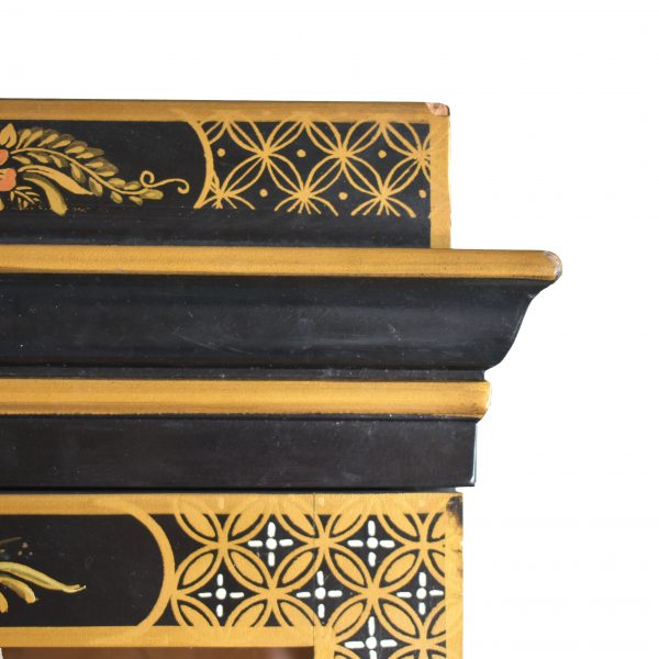 Black Chinoiserie Hutch By Drexel