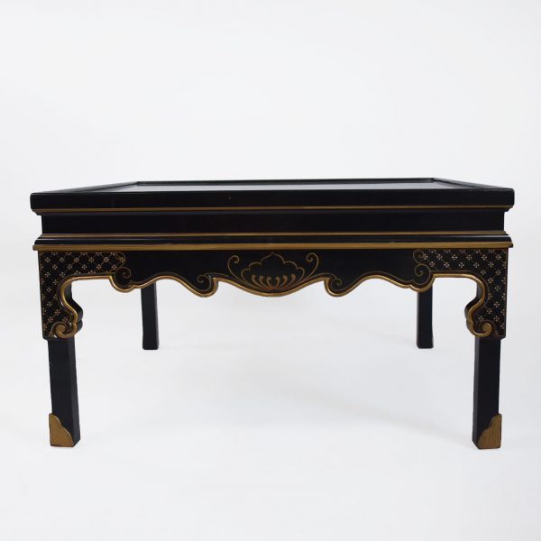 Black Chinoiserie Coffee Table
