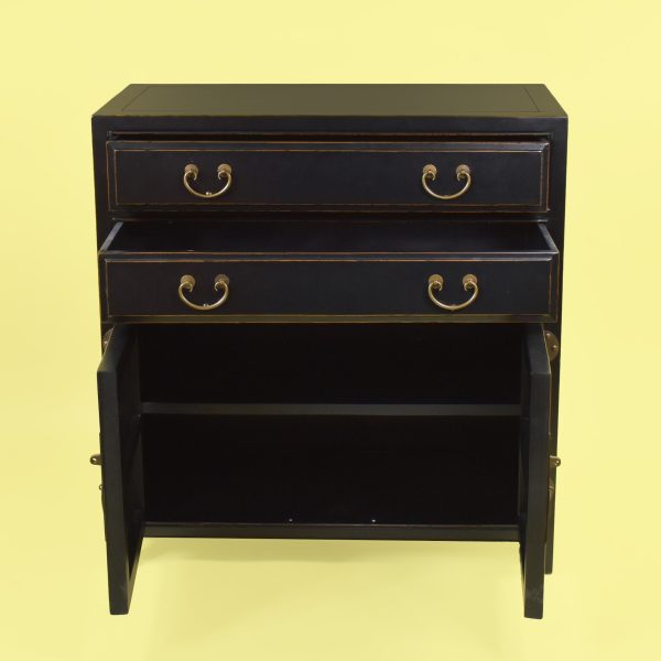 Black Ming Style Chest of Drawers