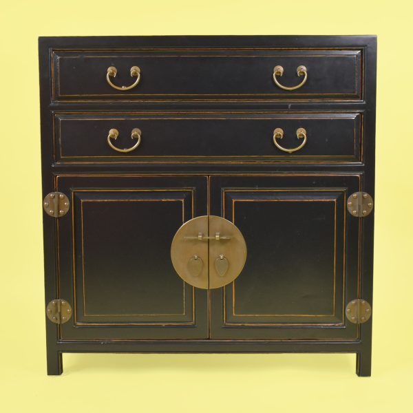 Black Ming Style Chest of Drawers