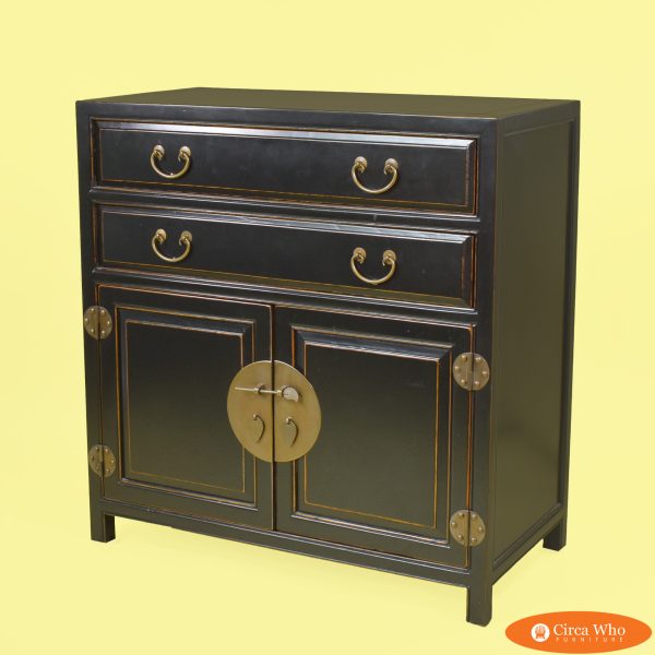 Black Ming Style Chest of Drawers