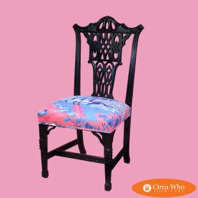 Black Ornamental Desk Chair