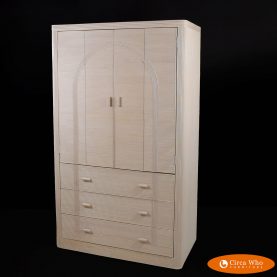 Blonde Pencil Reed Armoire