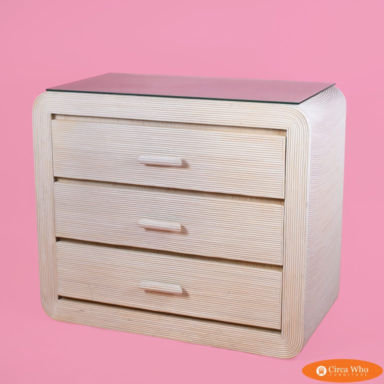 Blonde Pencil Reed Chest