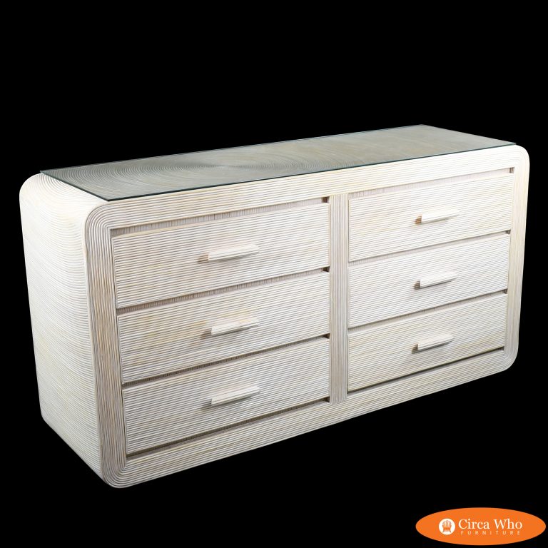 Blonde Pencil Reed Dresser