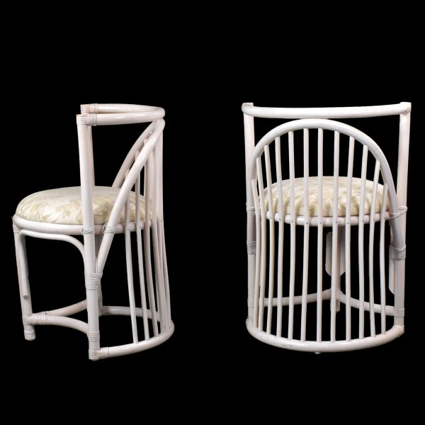 Blonde Rattan Bistro Set