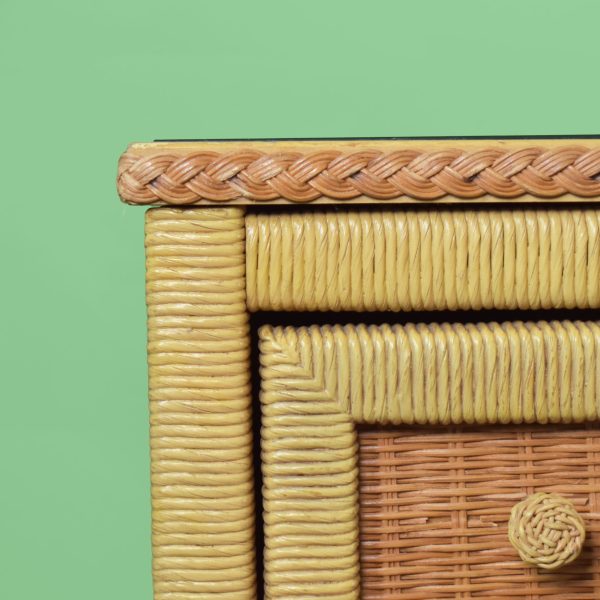 Braided and Woven Rattan Henry Link Dresser