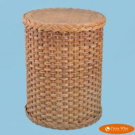 Braided and Wrapped Rattan dining Table Base