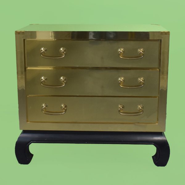 Brass Chest on Ming Base