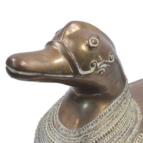 Brass Duck Statue