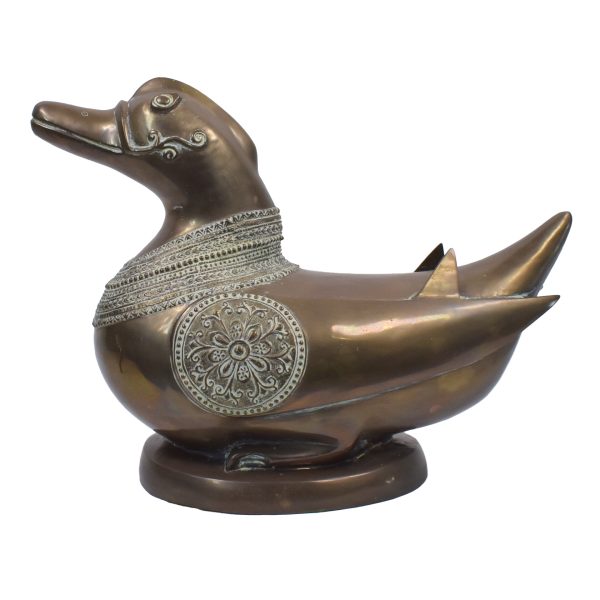 Brass Duck Statue