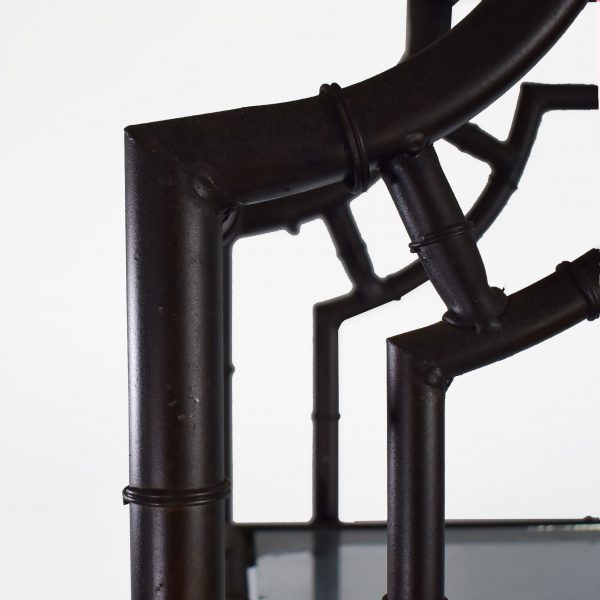 Bronze Finish Pagoda Etagere