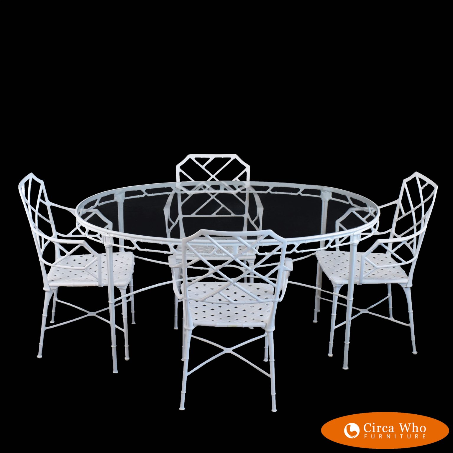 Brown Jordan Calcutta Oval Dining Set Circa Who