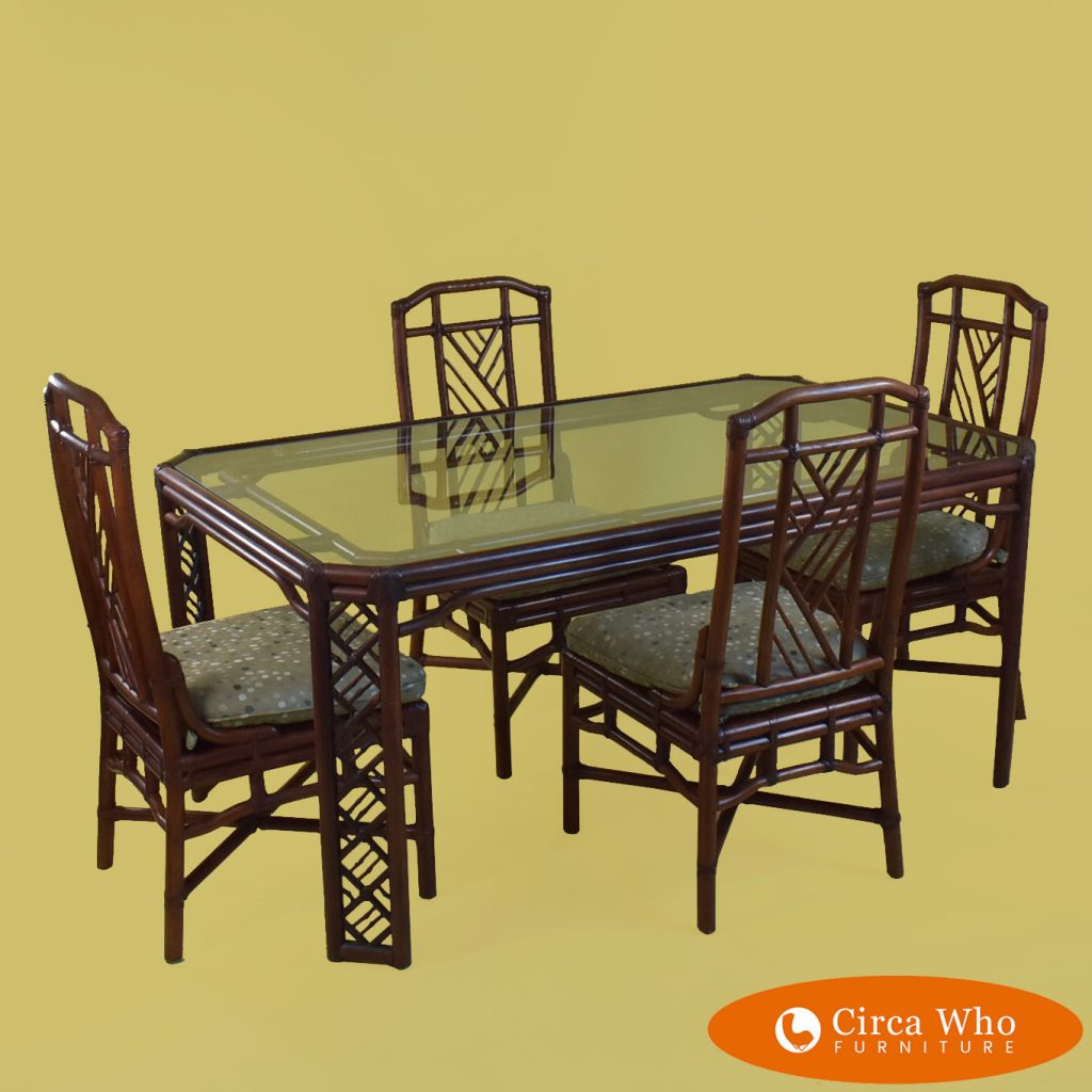 Brown Jordan Chippendale Dining Set Circa Who