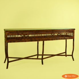 Burnt Bamboo Brighton Style Console Table