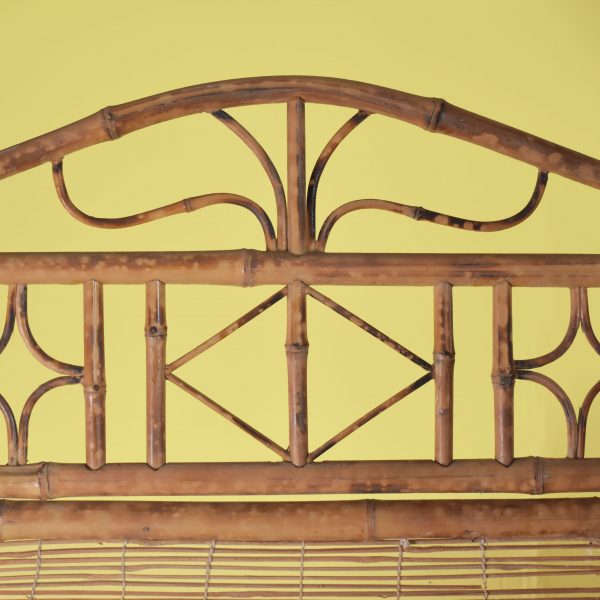 Burnt Bamboo Chippendale 3 Panel Screen