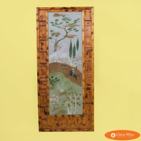 Burnt Bamboo Japanese Hand-painted Art
