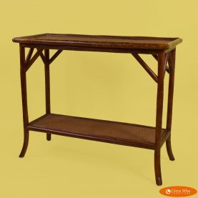 Burnt Bamboo Small Console