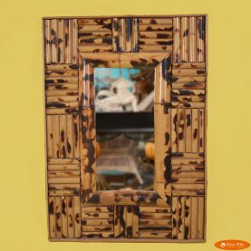 Burnt Bamboo Vanity Mirror