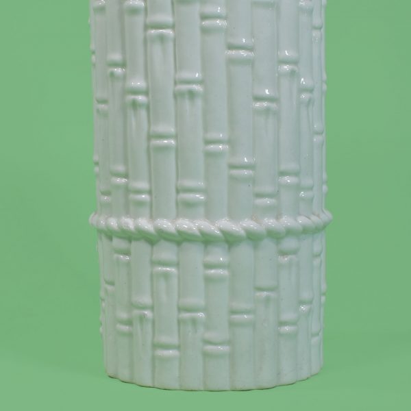 Ceramic Faux Bamboo Umbrella Stand