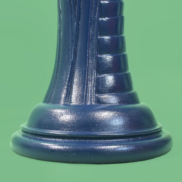 Ceramic Navy Blue Crane Floor Lamp