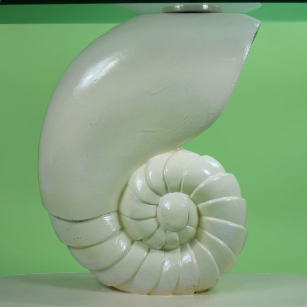 Chic 70's Shell Console Table