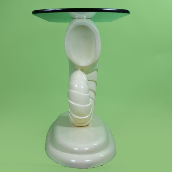 Chic 70's Shell Console Table