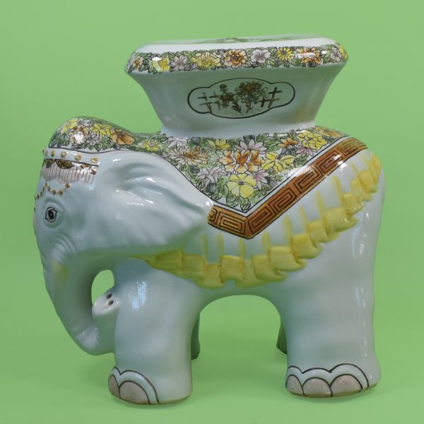 Chinoiserie Elephant Garden Seat