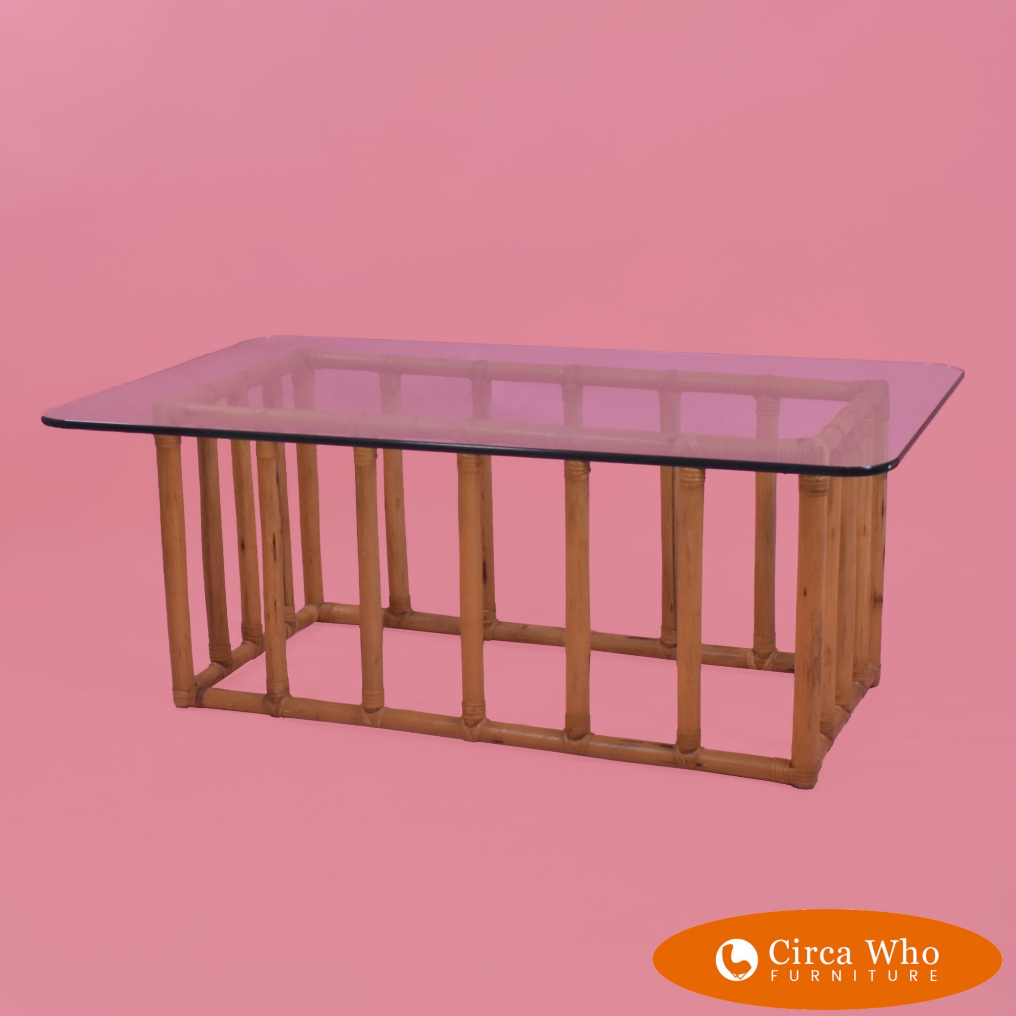 Fretwork Rattan Coffee Table Circa Who