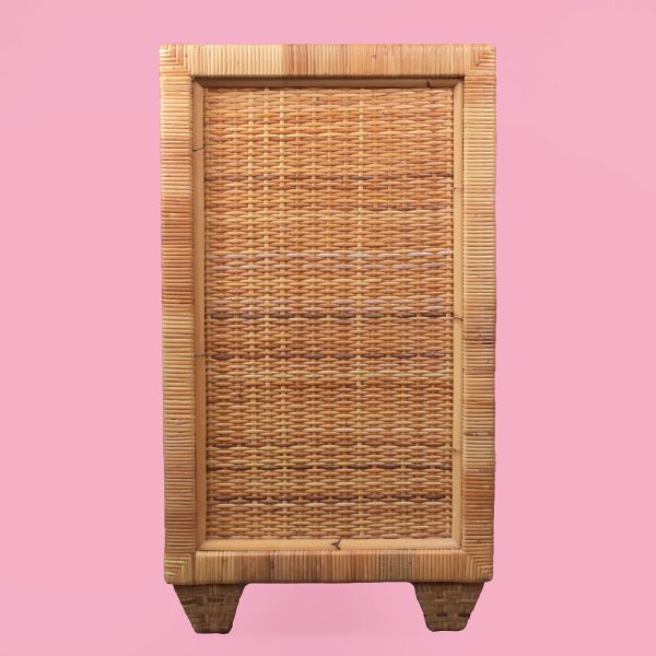 Danny Ho Fong Style Rattan Wrapped Dresser