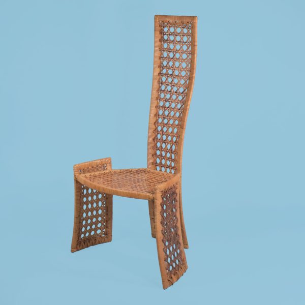 Danny Ho Fong for Tropi-Cal Set of 4 Dinning Rattan Chairs