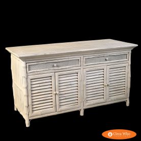 Distressed Split Bamboo Dresser