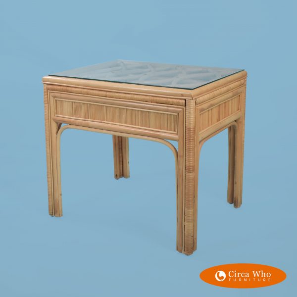 Donghia Style Rattan Table