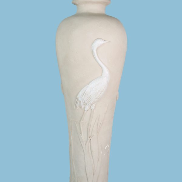 Pair of Plaster Bird Motif Floor Lamps - Image 3