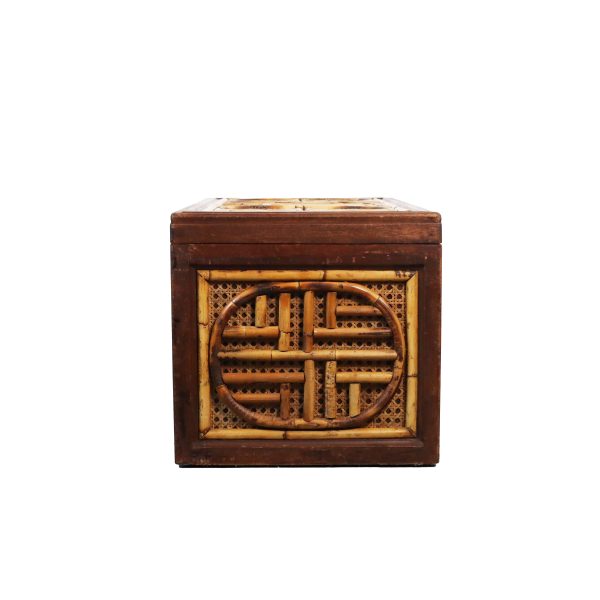 Vintage Brighton Style Rattan Trunk - Image 3