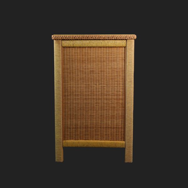 Vintage Henry Link Wicker Rattan Dresser - Image 4