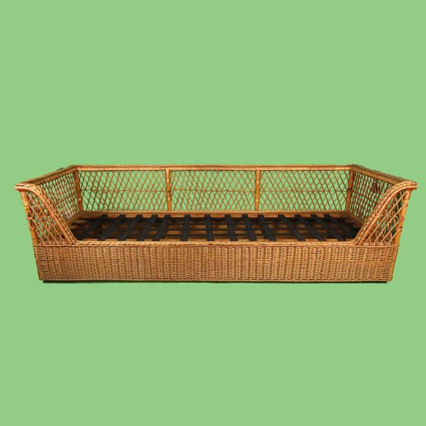 Newly Upholstered Rattan Daybed by McGuire - Image 8