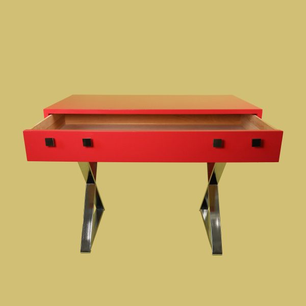 Mid Century Modern X Desk - Image 3