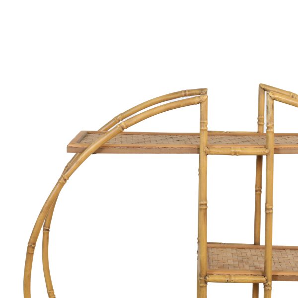 Small Rattan Circular Shelve - Image 4